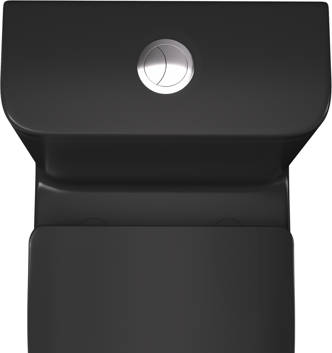 Matte Black One Piece Dual Flush Elongated Toilet Matte Black Ceramic