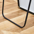 4Rd Generation Black Solid Wood Frame Full Length Mirror, Dressing Mirror, Bedroom Porch, Decorative Mirror, Clothing Store, Floor To Ceiling Mirror, Wall Mounted. 58 Inches * 15 Inches W1151124246 Transparent Glass