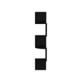 Rosset Corner Shelf, Modern Full Wall Design With Multiple Shelving Black Primary Living Space Modern Mdf Engineered Wood