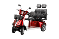 Electric Mobility Recreational Travel Scooter For Adults,Mobility Scooters For Seniors, 4 Wheel Powered Mobility Scooters Red Abs Pc