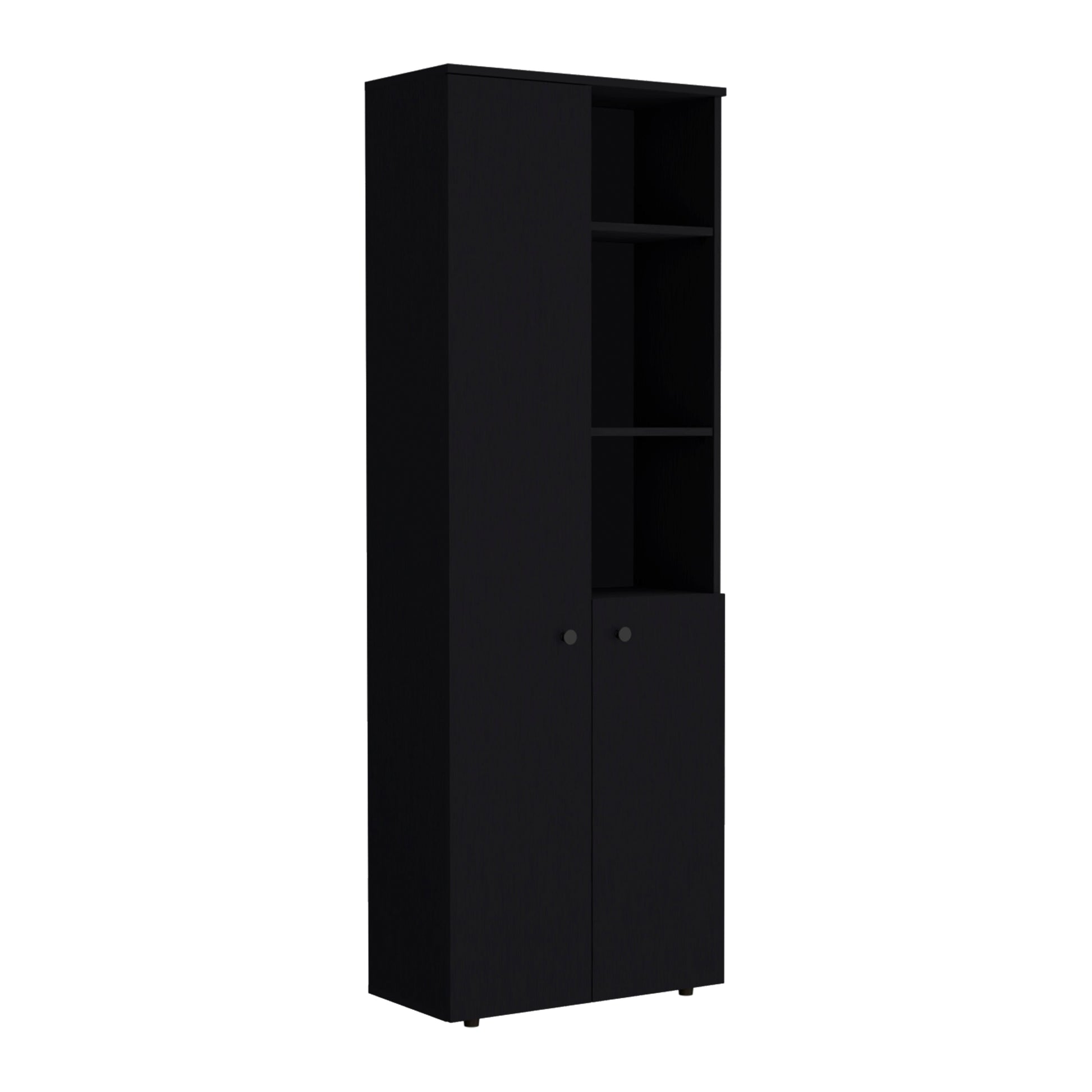 Grace Black 2 Door Kitchen Cabinet Black Kitchen Cabinets Included Wood