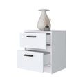 White 2 Drawer Nightstand White White 2 Drawers Bedroom Drawer Storage Drawers White Wood