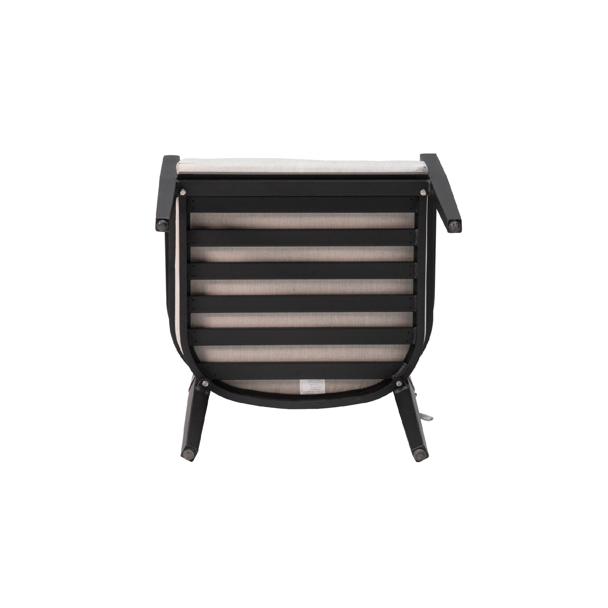 Outdoor Patio K D Aluminum Stationary Dining Chairs 4Pcs With Outdoor Grade Sunbrella Fabric Cushions, Tapered Feet, Ember Black Yes Dining Set Ember Black Weather Resistant Frame Fade Resistant Cushion Garden & Outdoor Contemporary Polyester Aluminum