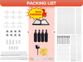 Sannwsg Party Tent 13X26Ft Heavy Duty Canopy Tent With Removable Sidewalls,3 Box Outdoor Waterproof Patio Camping Gazebo Shelter,Perfect For Wedding Holiday Birthday Bbq Backyard Evening Tent White Garden & Outdoor Metal