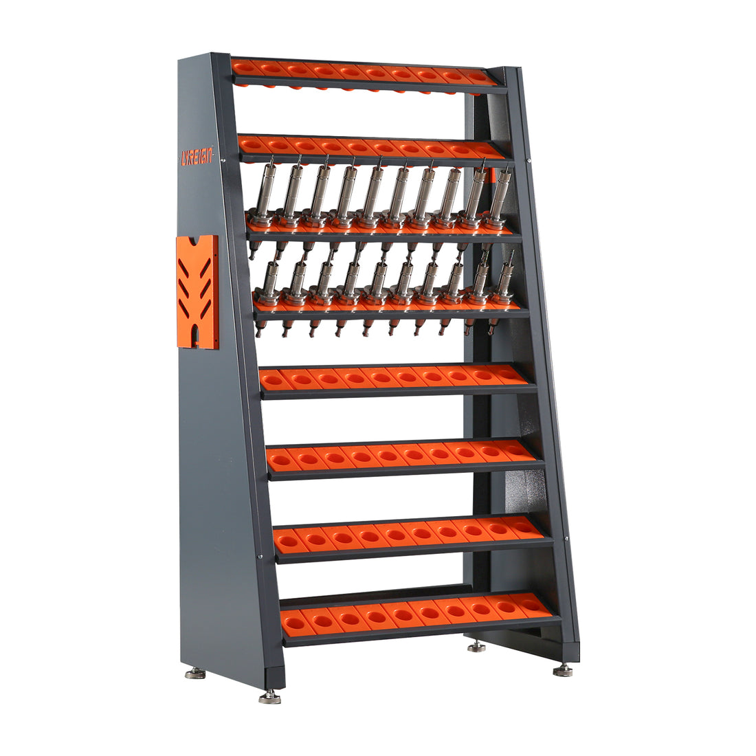 Cnc Tool Rack Multifunctional Cnc Tool Holder Cat40 Tool Holder Accessories Gray Wash Abs Steel Q235