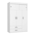 Lorraine White And Light Oak 2 Piece Bedroom Set White Oak Wood