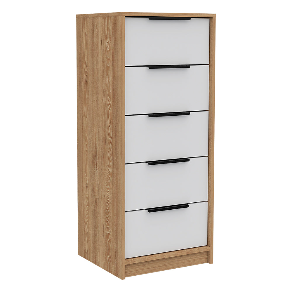 Lorraine White And Light Oak 2 Piece Bedroom Set White Oak Wood