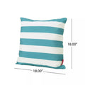 Coronado Stripe Square Pillow Set Of 2 Multicolor Fabric