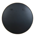 Gold 42 Inch Metal Round Bathroom Mirror Gold Classic Mdf Glass Aluminium