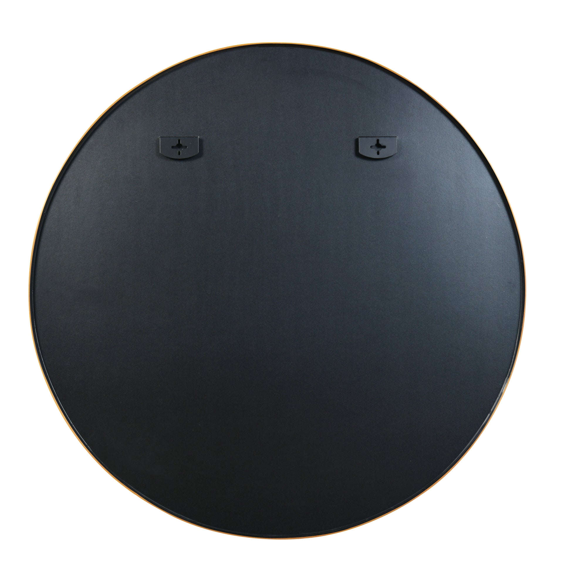 Gold 42 Inch Metal Round Bathroom Mirror Gold Classic Mdf Glass Aluminium
