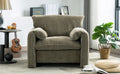 Modern Style Chenille Oversized Armchair Accent Chair Single Sofa Lounge Chair 38.6'' W For Living Room, Bedroom, Green Matcha Green Chenille