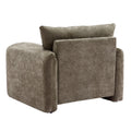 Modern Style Chenille Oversized Armchair Accent Chair Single Sofa Lounge Chair 38.6'' W For Living Room, Bedroom, Green Matcha Green Chenille
