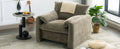 Modern Style Chenille Oversized Armchair Accent Chair Single Sofa Lounge Chair 38.6'' W For Living Room, Bedroom, Green Matcha Green Chenille