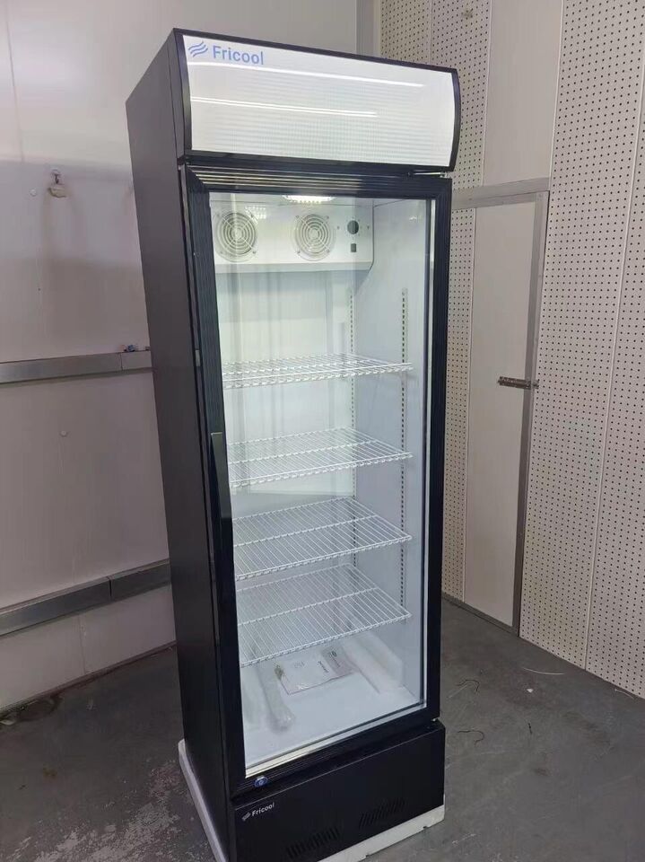 23" Single Glass Door Refrigerator With Led Lights Inside The Catsers Etl Nsf Approved Antique Black American Design Polyurethane Foam Abs Steel Q235