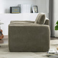 Modern Style Chenille Oversized Armchair Accent Chair Single Sofa Lounge Chair 38.6'' W For Living Room, Bedroom, Green Matcha Green Chenille