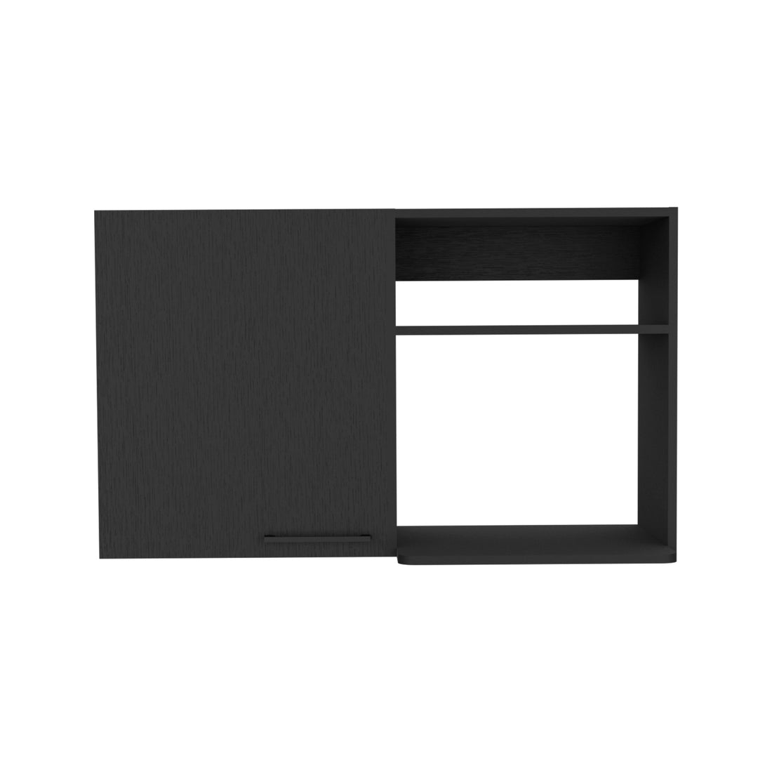 Napoles One Door Wall Cabinet 3 4 Shelves Multicolor Kitchen Corner Unit Particle Board Particle Board