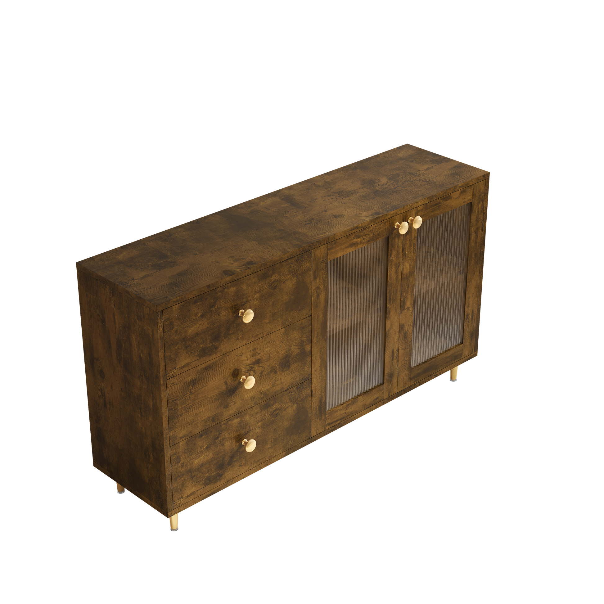 Modern Minimalist Side Cabinets: Stylish Storage Lockers For Dining Room Or Living Room Spaces Black Brown Mdf