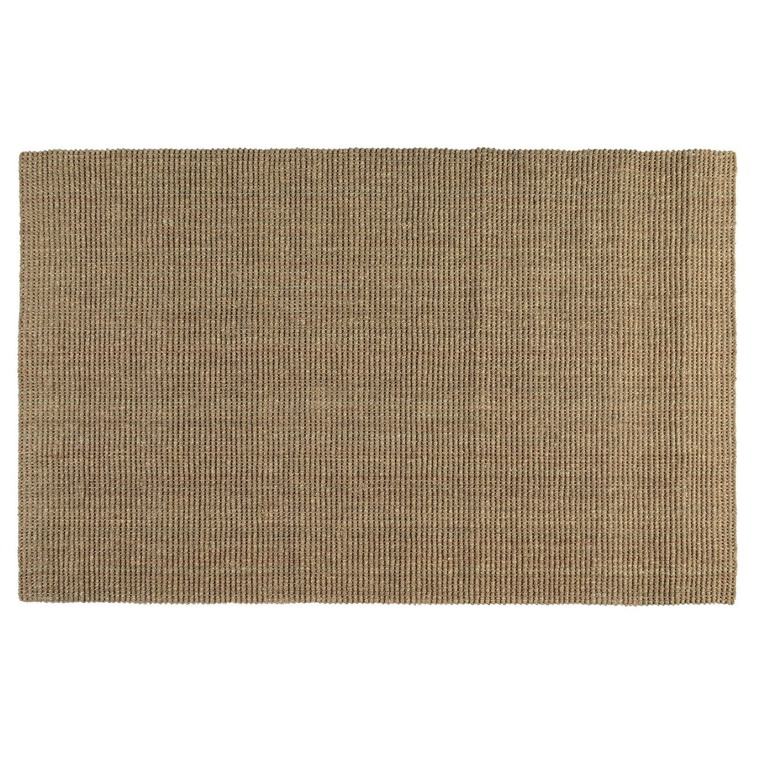 Quell 2 X 3 Handwoven Area Rug, Natural Brown Seagrass, Braided Design Brown Jute