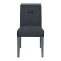 Ariya Dark Grey Dining Chair Solid Dark Grey Gray Dining Room Foam Wipe Clean Modern Dining Chairs Rubberwood Solid Back 1 Rubber Wood