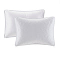 Reversible Quilt Set White Twin Twin Xl White Cotton