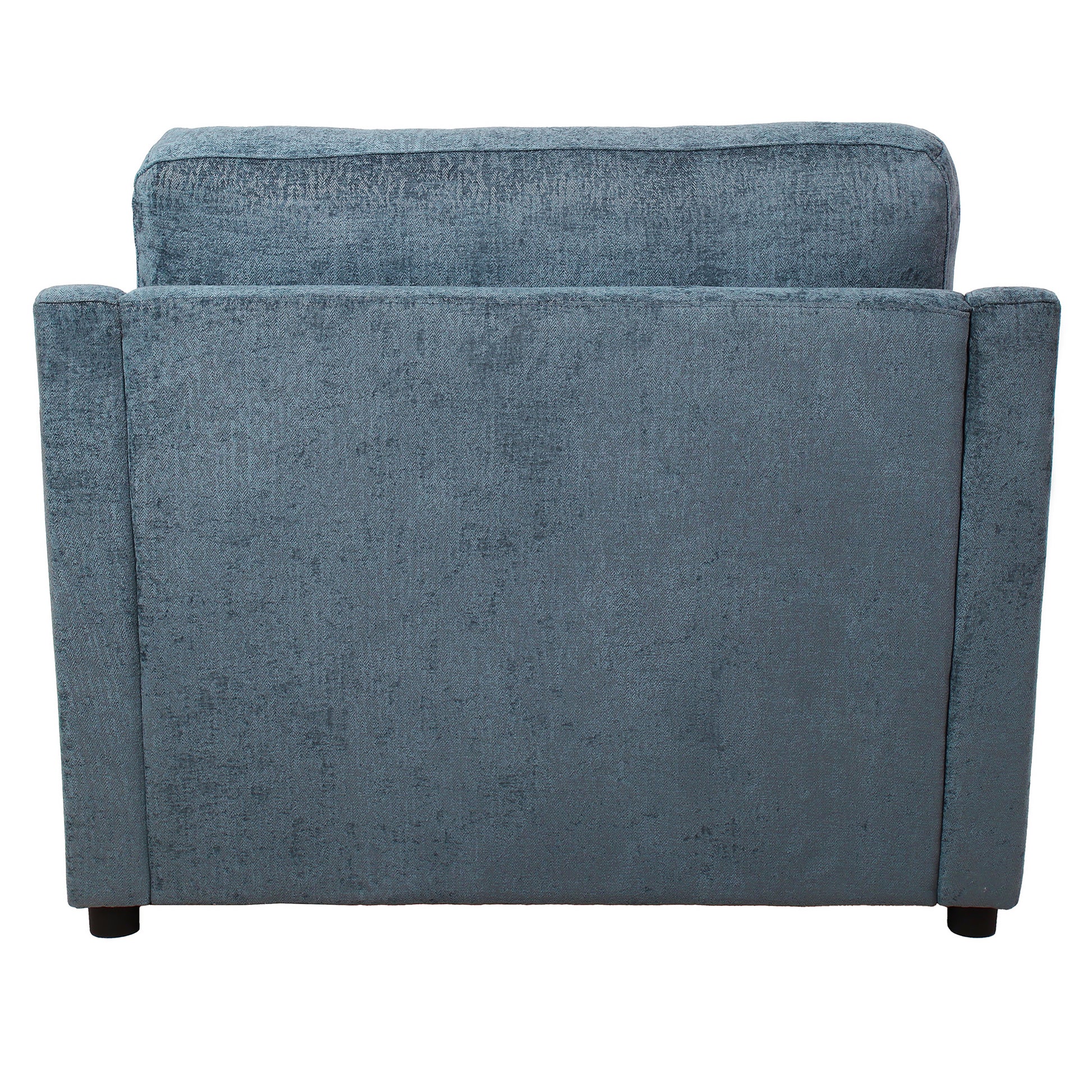 Oversized Accent Chair Comfortable Armrest Cushions, Versatile Neutral Style, Elegant Design, Durable Frame Blue Blue Polyester