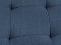Browning Blue Sofa Blue Foam Engineered Wood 3 Seat