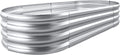 2 Pack Raised Garden Bed Outdoor For Flower 6Ftx3Ftx1Ft With Grey Grey Metal