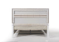 Naima White Finish Queen Bed W Storage White Synthetic Wood