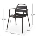 Terra Nova Bistro Set Matte Black Iron