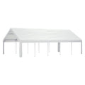 20X32Ft Party Tent Heavy Duty, Large Wedding Event Shelters With 3 Storage Bags & Removable Sidewalls, Outdoor Canopy Gazebo Commercial Tents For Parties Carport Camping Garden Patio White Metal