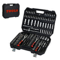 Tool Set Socket And Ratchet Wrench Toolbox, 171Pcs Tool Box, Universal Home Car Repair Tool Set For Men And, Perfect For Homeowners, Diy Enthusiasts, And Mechanics Black Carbon Steel