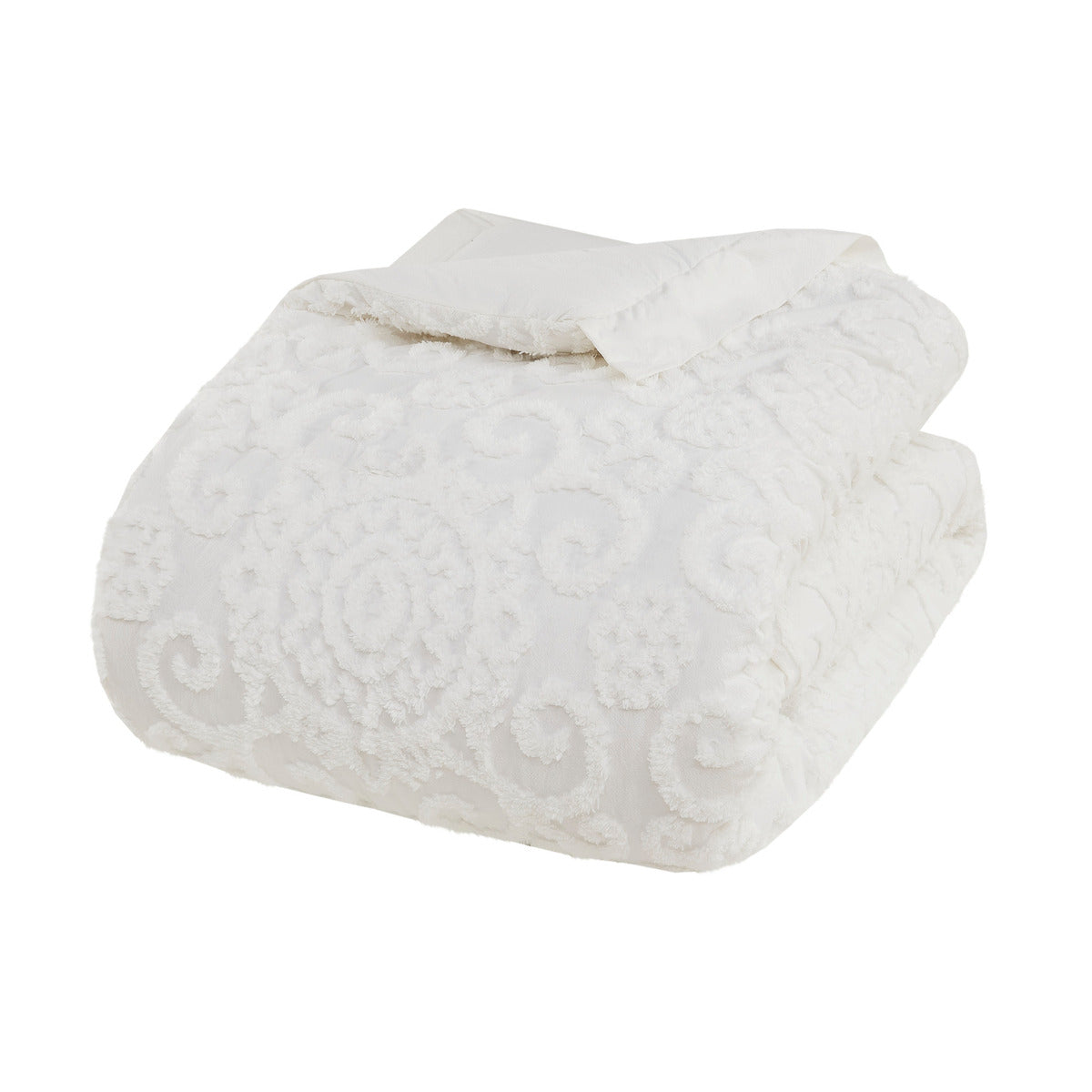 Comforter Mini Set Ivory Full Queen Full Ivory Cotton