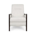 Recliner Chair Beige Fabric