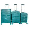 Hardside Luggage Sets 3 Pieces, Expandable Luggages Spinner Suitcase With Tsa Lock Lightweight Carry On Luggage 20Inch 24Inch 28Inch Antique Green Polypropylene