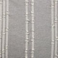 3 Piece Cotton Jacquard Duvet Cover Set King Gray Cotton