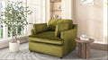 Mirod Oversized Accent Chair Comfortable Armrest Cushions, Versatile Neutral Style, Elegant Design, Durable Frame Green Velvet