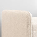 Teddy Velvet Storage Stool, ,With Storage Space, Suitable For Apartments, Living Rooms And Bedrooms Beige 45.98