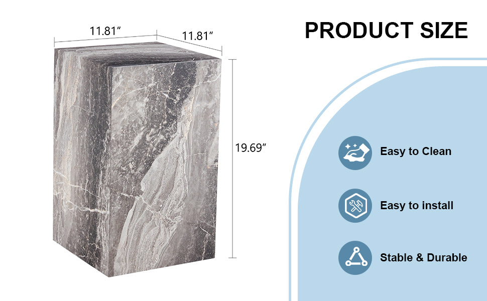 Elevate Your Living Space With This Modern Mdf Coffee Table, Which Showcases Gray Textured Patterns. It Is Characterized By Stylish Design. Grey Mdf