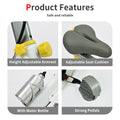 Indoor Exercise Bike Cycling Bike With Comfortable Seat Cushion Yellow White Indoor Fitness Yellow White Gym Steel