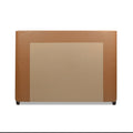 Brooklyn King Tufted Panel Bed Headboard And Footboard Set, Caramel Tan Brown Faux Leather Box Spring Required King Tan Brown Wood Foam Faux Leather Faux Leather