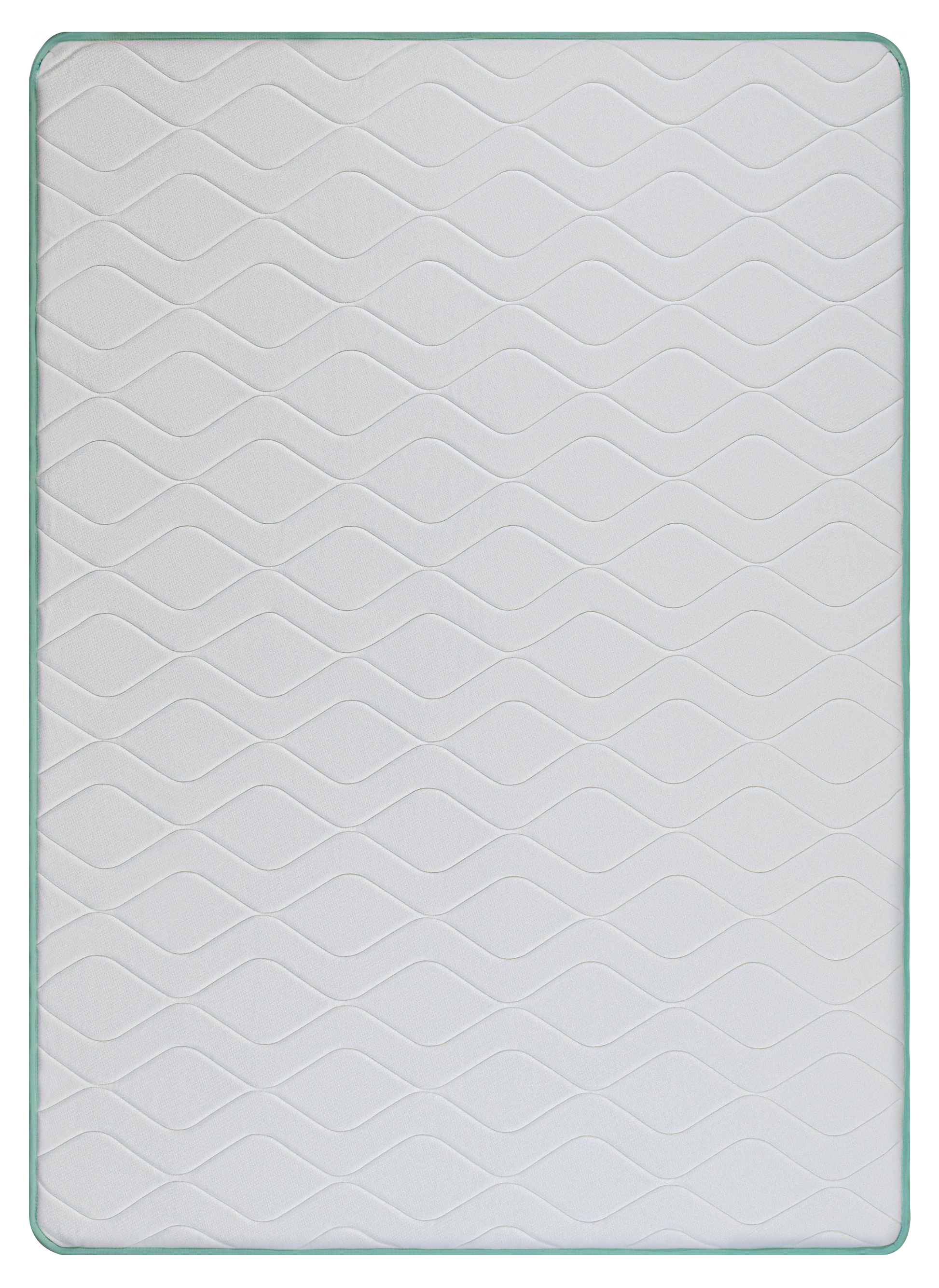 Full Size 8" Medium Cool Gel Memory Foam Innerspring Hybrid Mattress White Green Foam Spring Full