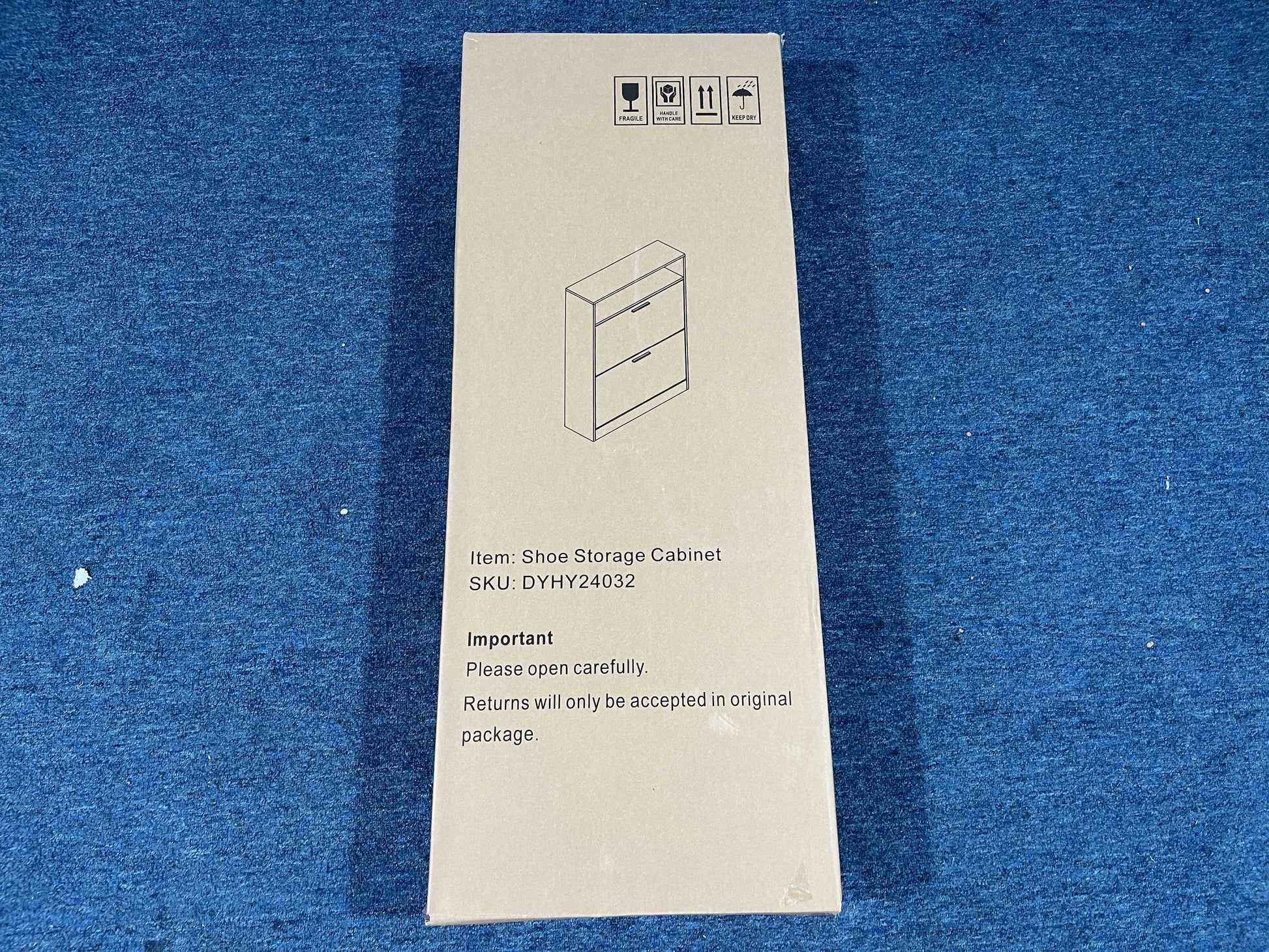 Shoe Storage Cabinet With 2 Flip Drawers, Sturdy Wood Hidden Shoe Storage, Freestanding Narrow Slim Shoe Organizer For Front Door Entrance, Living Room, Hallway, Bedroom White White White Primary Living Space Mdf