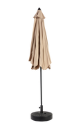 9Ft Outdoor Patio Umbrella Outdoor Table Umbrella With Push Button Tilt And Crank, Market Umbrella 6 Sturdy Ribsdeck, Backyard, Pool Base Not Included Khaki Khaki Garden & Outdoor Steel
