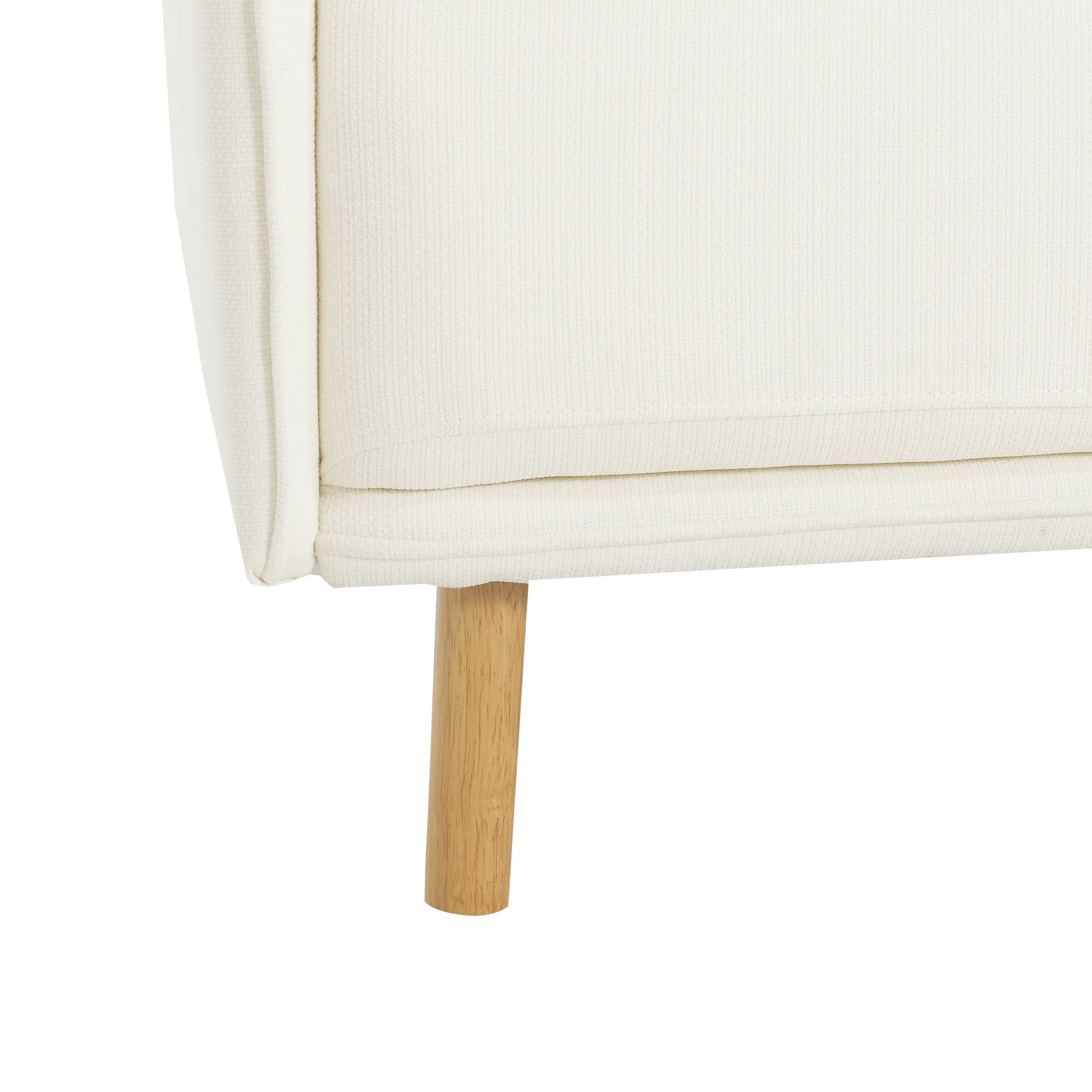 39" Modern Upholstered Accent Chair With Soft Cushions, Sleek Armrest Design And Sturdy Wooden Legs, Cozy Seating For Living Room, Bedroom, Or Office Lounge White Metal,Polyester,Solid Wood Mdf