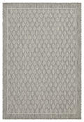 Sunshine Gc Har2009 Silver 7 Ft. 10 In. X 10 Ft. 3 In. Indoor Outdoor Area Rug Silver Polyester Polypropylene