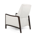 Recliner Chair Beige Fabric