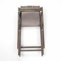 Nikki Beach Sling Chair Grey Set Of 2 Grey Wood