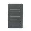 Cape Coral Alu C Shaped Table Grey Grey Aluminium