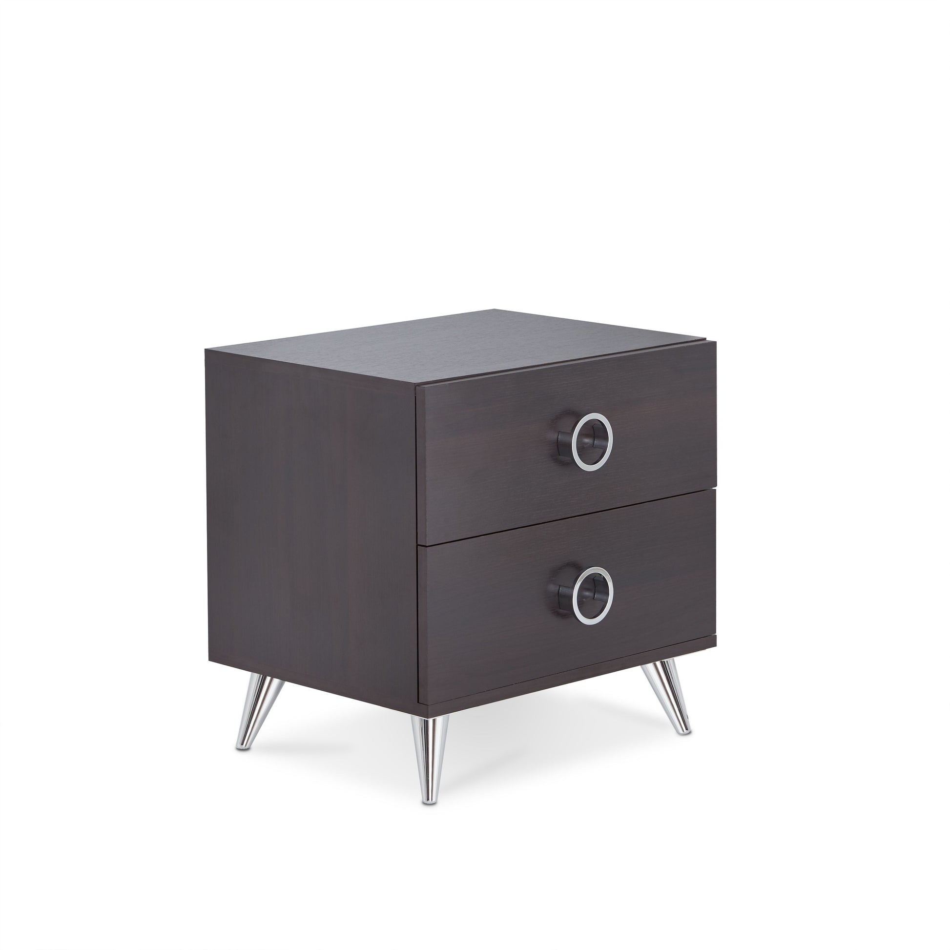 Elms Espresso Finish Accent Table Espresso Synthetic Wood