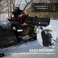 Outsunny 2 Person Ice Fishing Shelter, Pop Up Portable Ice Fishing Tent With Carry Bag, Windows And Anchors For Low Temp 22 , Black Black Cotton
